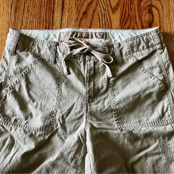 J. Crew Tan Straight Leg Pants Cotton Blend - Picture 2 of 11